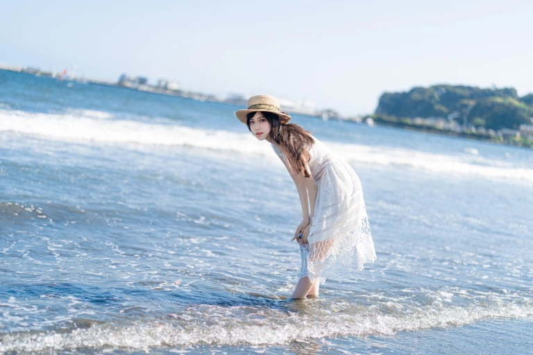 Shika小鹿鹿《镰仓江之岛（旅拍）》主题写真：29张全套美图