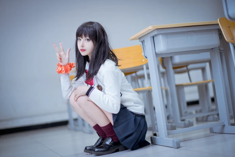 Shika小鹿鹿《六花》主题写真：10张全套美图