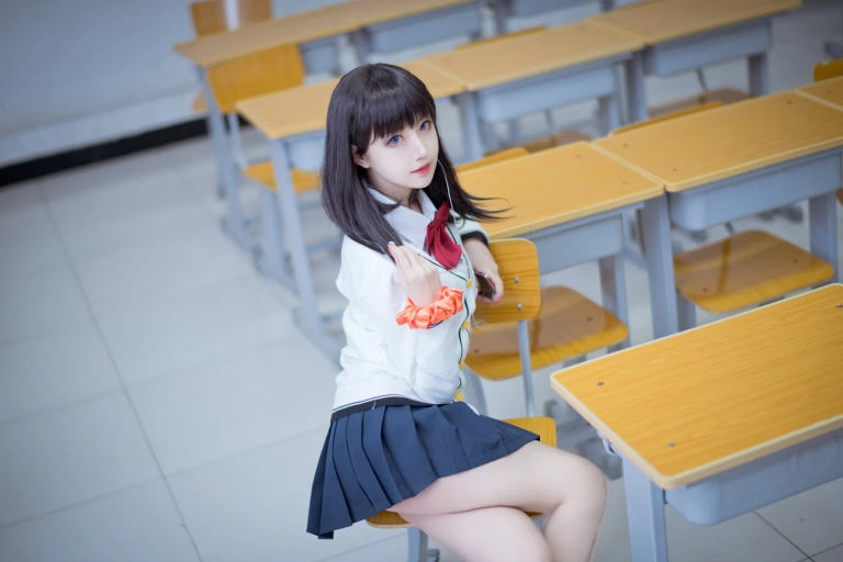 Shika小鹿鹿《六花》主题写真：10张全套美图