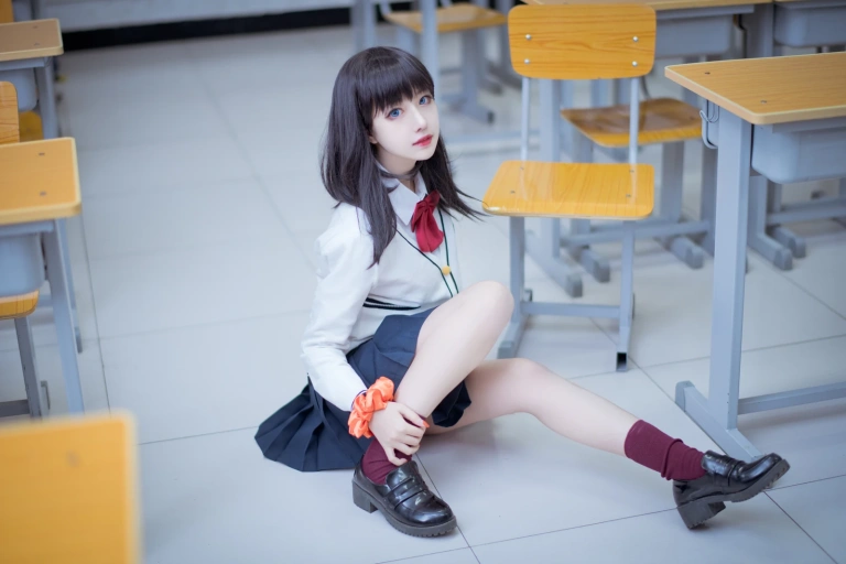 Shika小鹿鹿《六花》主题写真：10张全套美图