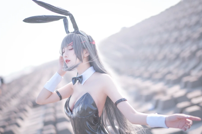 Shika小鹿鹿《麻衣学姐》主题写真：18张全套美图