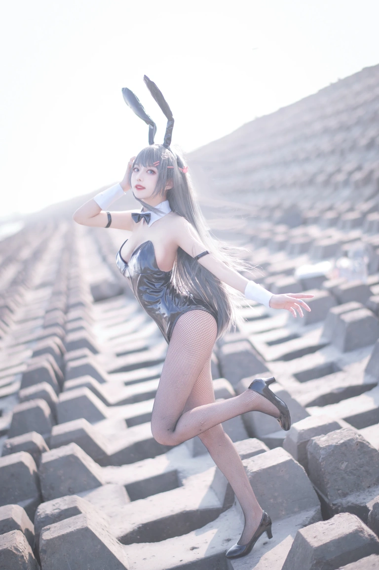 Shika小鹿鹿《麻衣学姐》主题写真：18张全套美图