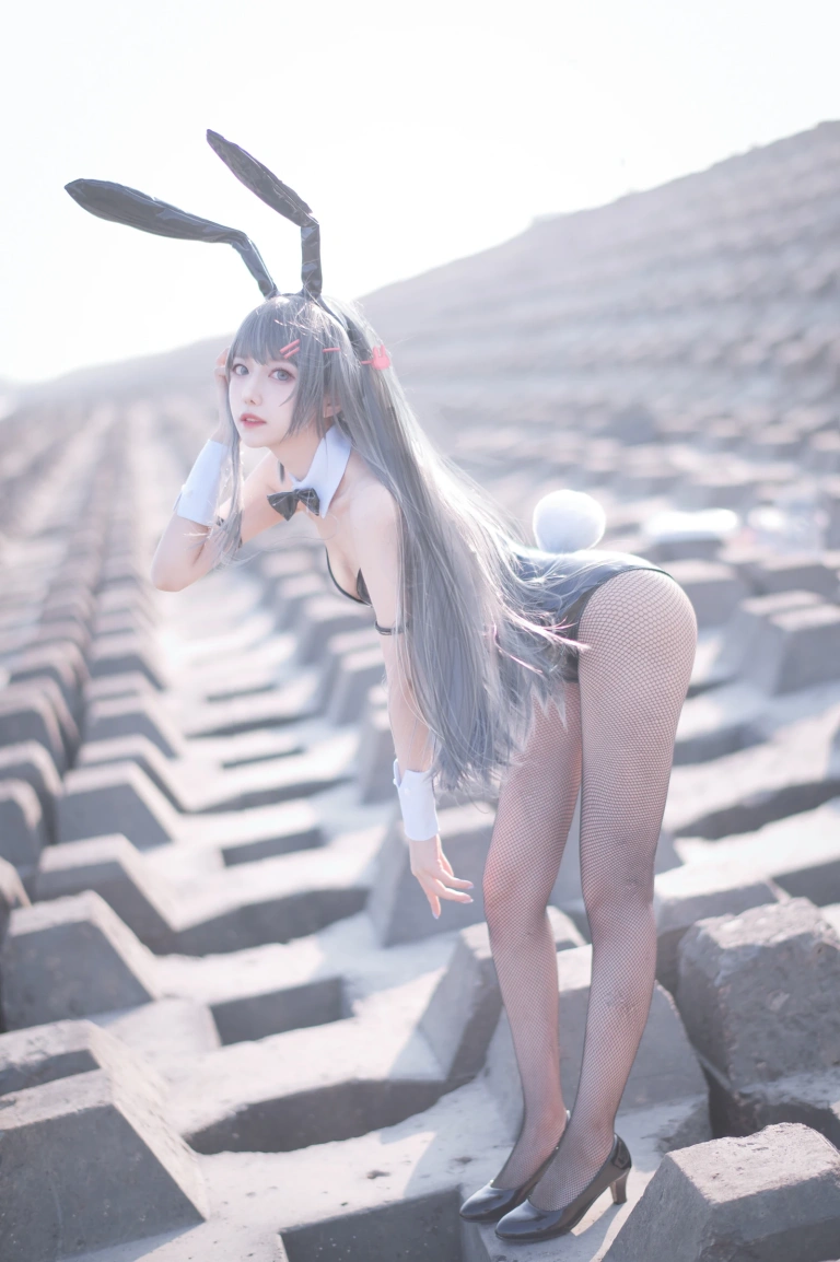 Shika小鹿鹿《麻衣学姐》主题写真：18张全套美图