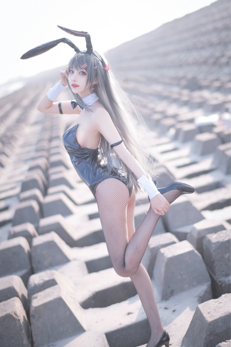 Shika小鹿鹿《麻衣学姐》主题写真：18张全套美图