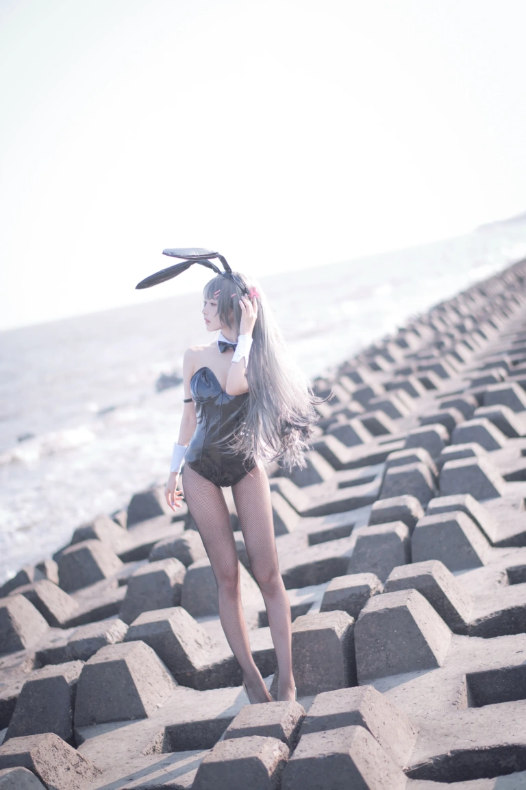 Shika小鹿鹿《麻衣学姐》主题写真：18张全套美图