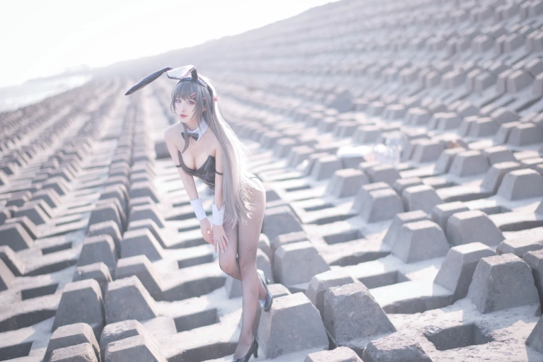Shika小鹿鹿《麻衣学姐》主题写真：18张全套美图
