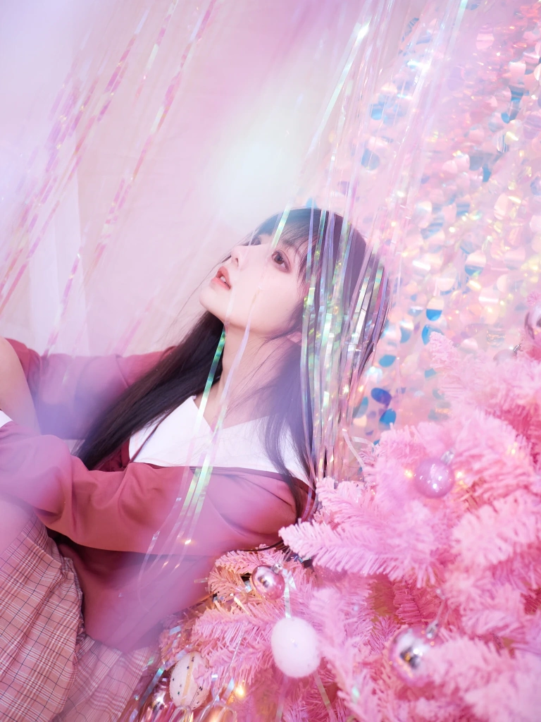 Shika小鹿鹿《圣诞》主题写真：20张全套美图