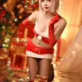 Shika小鹿鹿《圣诞六花》主题写真：11张全套美图