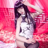 Shika小鹿鹿《学姐旗袍》主题写真：13张全套美图
