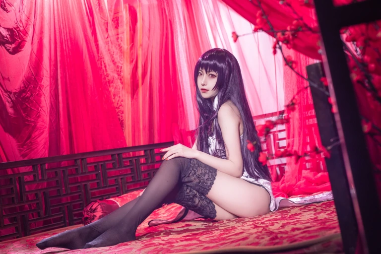 Shika小鹿鹿《学姐旗袍》主题写真：13张全套美图