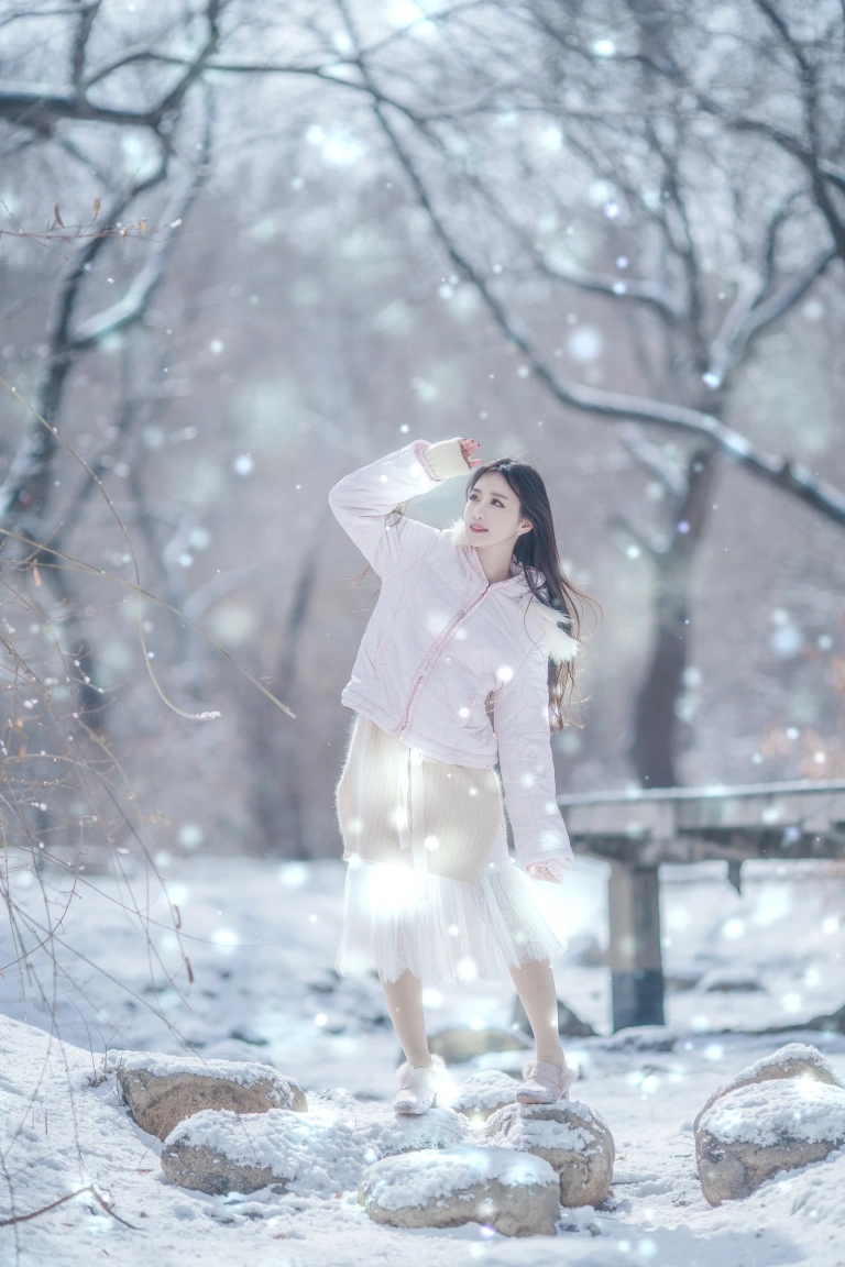 Shika小鹿鹿《雪景》主题写真：29张全套美图