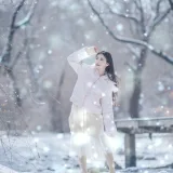 Shika小鹿鹿《雪景》主题写真：29张全套美图