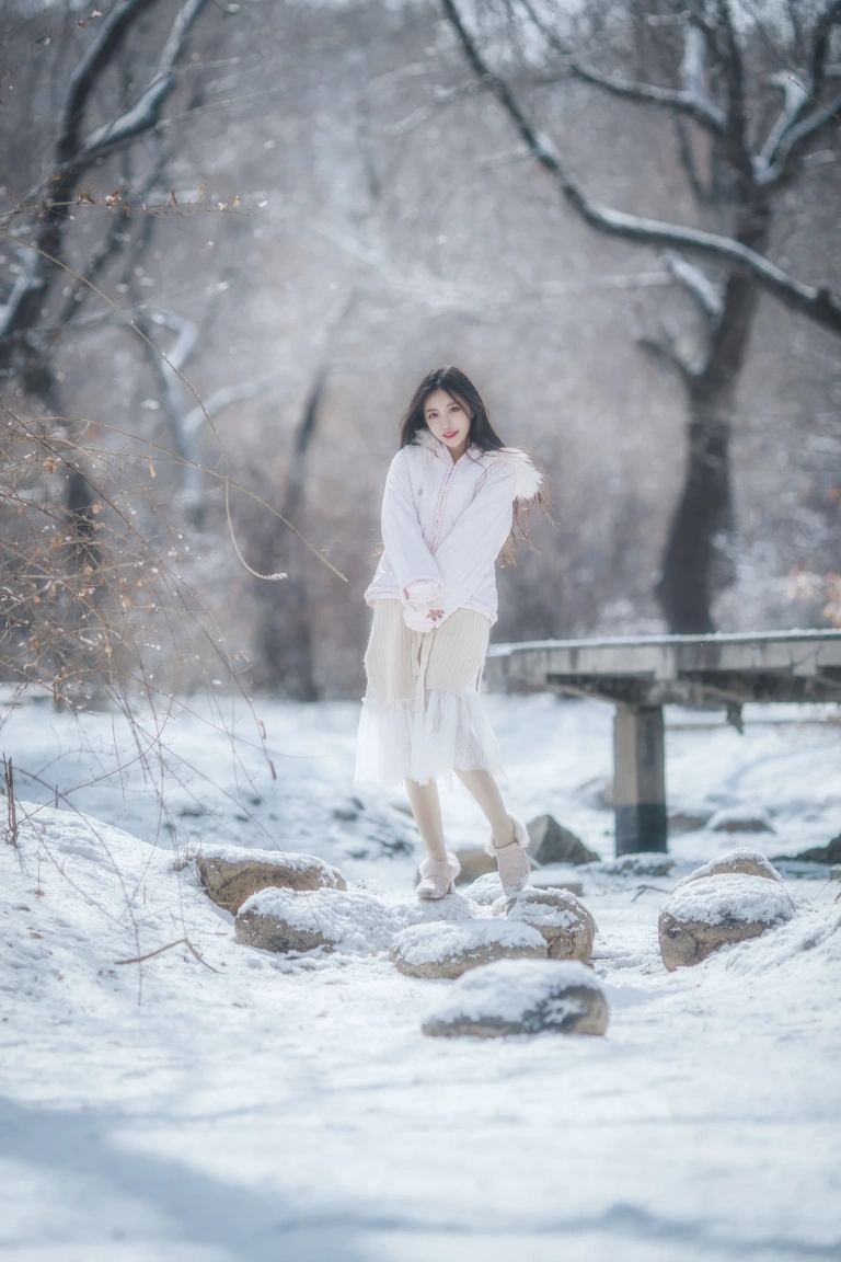 Shika小鹿鹿《雪景》主题写真：29张全套美图
