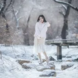 Shika小鹿鹿《雪景》主题写真：29张全套美图