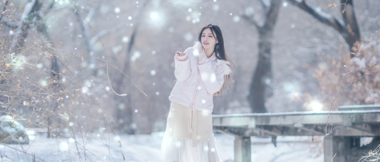 Shika小鹿鹿《雪景》主题写真：29张全套美图