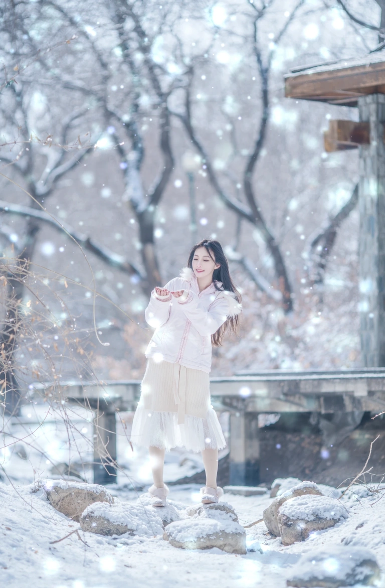 Shika小鹿鹿《雪景》主题写真：29张全套美图