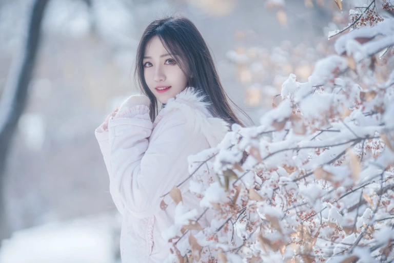 Shika小鹿鹿《雪景》主题写真：29张全套美图