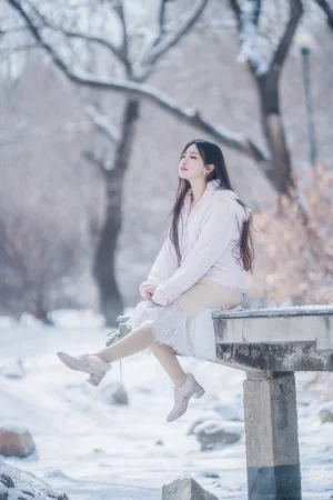 Shika小鹿鹿《雪景》主题写真：29张全套美图
