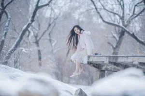 Shika小鹿鹿《雪景》主题写真：29张全套美图