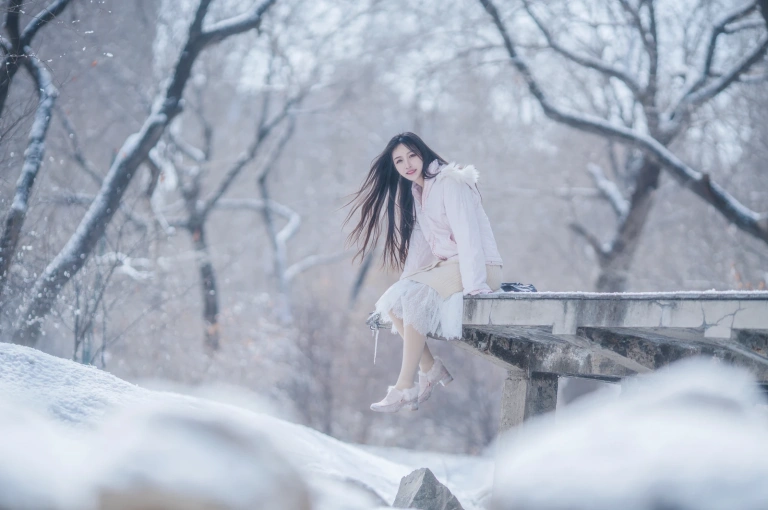 Shika小鹿鹿《雪景》主题写真：29张全套美图
