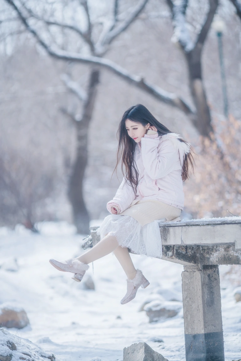 Shika小鹿鹿《雪景》主题写真：29张全套美图