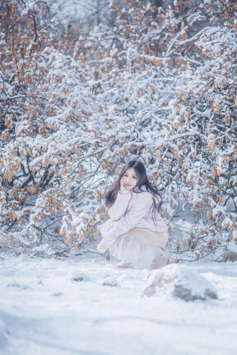 Shika小鹿鹿《雪景》主题写真：29张全套美图