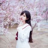 Shika小鹿鹿《樱花》主题写真：13张全套美图