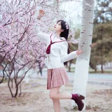 Shika小鹿鹿《樱花》主题写真：13张全套美图