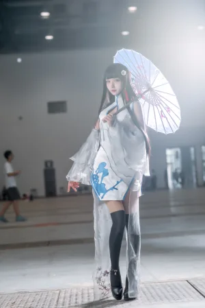 Shika小鹿鹿《逸仙》主题写真：9张全套美图