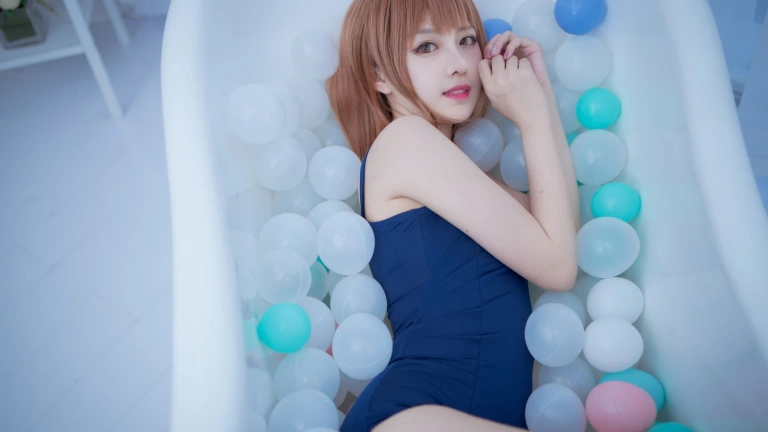 Shika小鹿鹿《JK&死库水》主题写真：20张全套美图