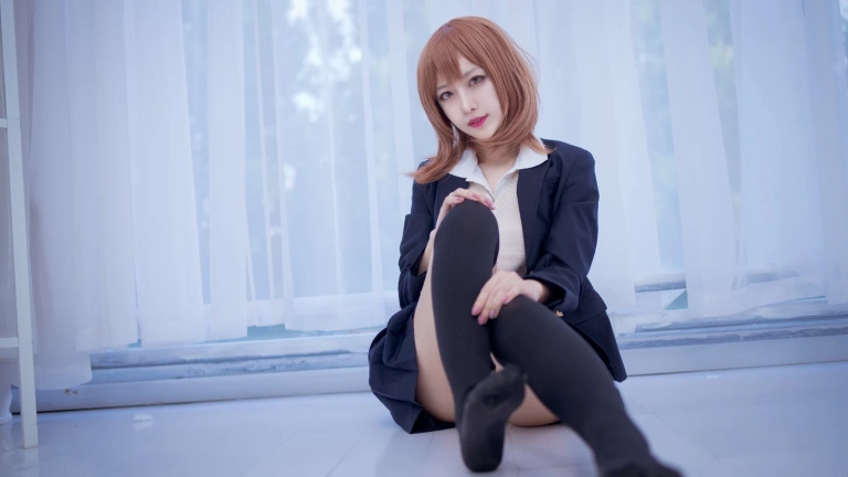 Shika小鹿鹿《JK&死库水》主题写真：20张全套美图