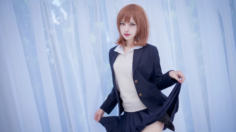 Shika小鹿鹿《JK&死库水》主题写真：20张全套美图
