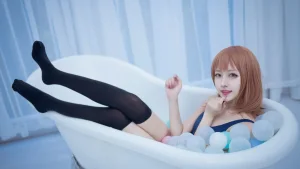 Shika小鹿鹿《JK&死库水》主题写真：20张全套美图