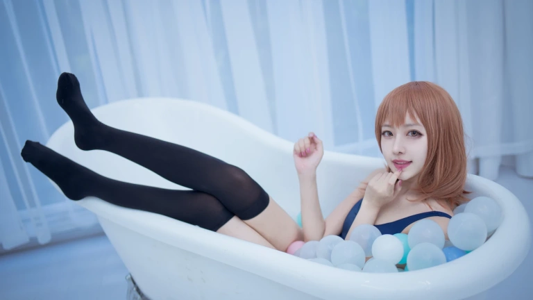 Shika小鹿鹿《JK&死库水》主题写真：20张全套美图