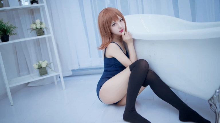 Shika小鹿鹿《JK&死库水》主题写真：20张全套美图