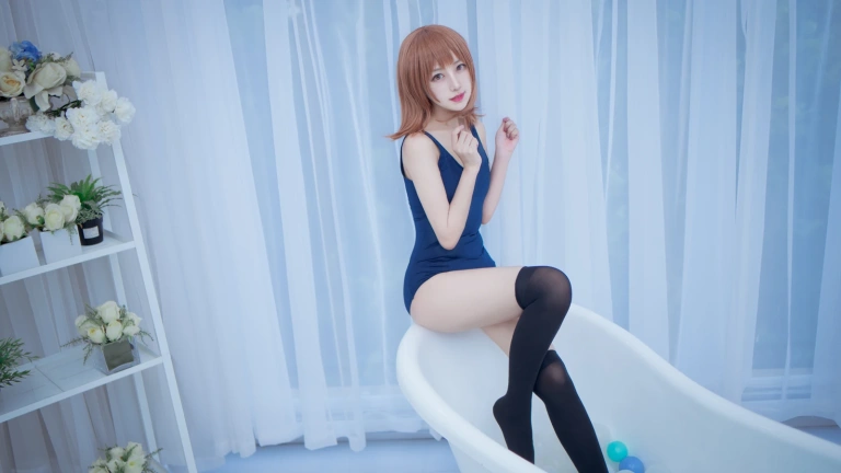 Shika小鹿鹿《JK&死库水》主题写真：20张全套美图