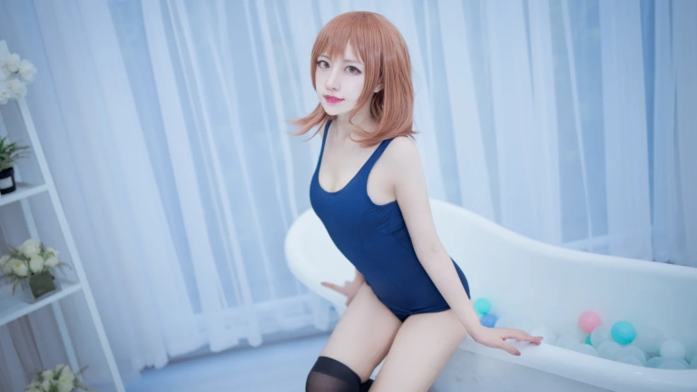 Shika小鹿鹿《JK&死库水》主题写真：20张全套美图