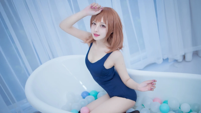 Shika小鹿鹿《JK&死库水》主题写真：20张全套美图