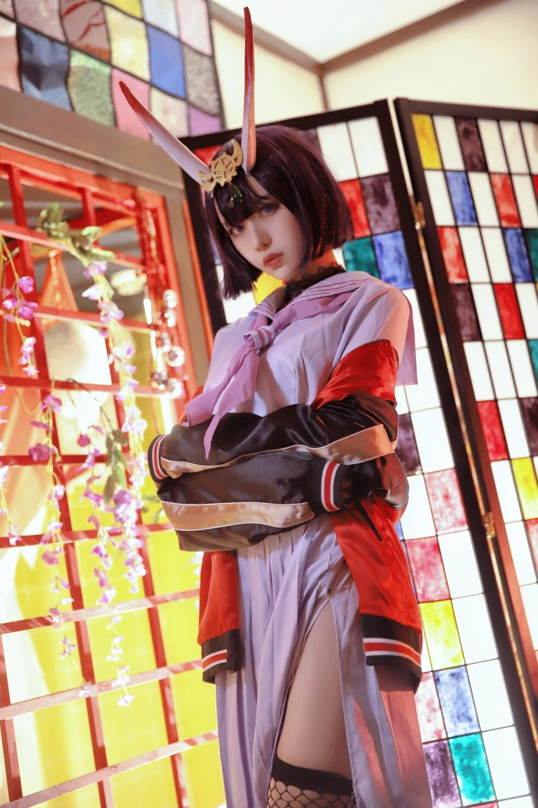 Shika小鹿鹿《酒吞童子》主题写真：15张全套美图
