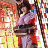 Shika小鹿鹿《酒吞童子》主题写真：15张全套美图