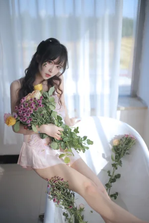 Shika小鹿鹿《HANA真爱版电子壁纸》主题写真：20张全套美图