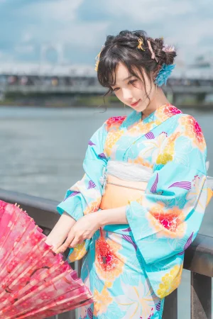 Shika小鹿鹿《小鹿日和 绘事空（上下册）》主题写真：40张全套美图