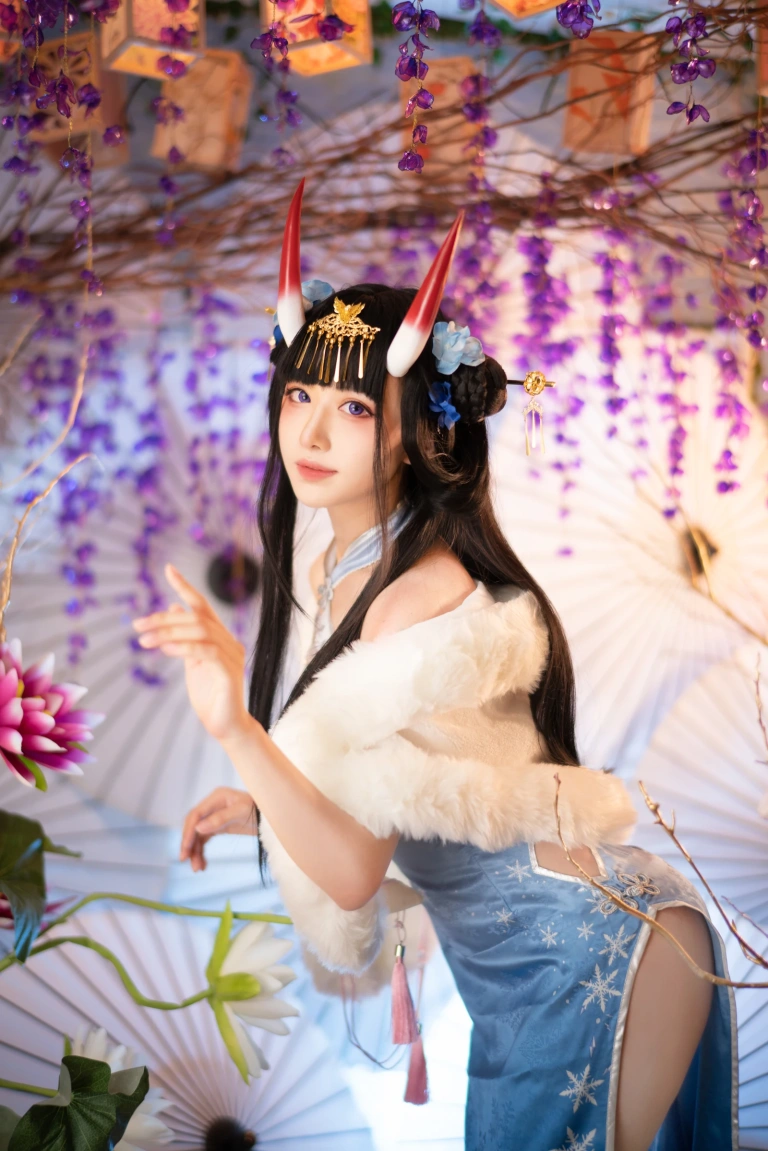 Shika小鹿鹿《能代旗袍》主题写真：19张全套美图