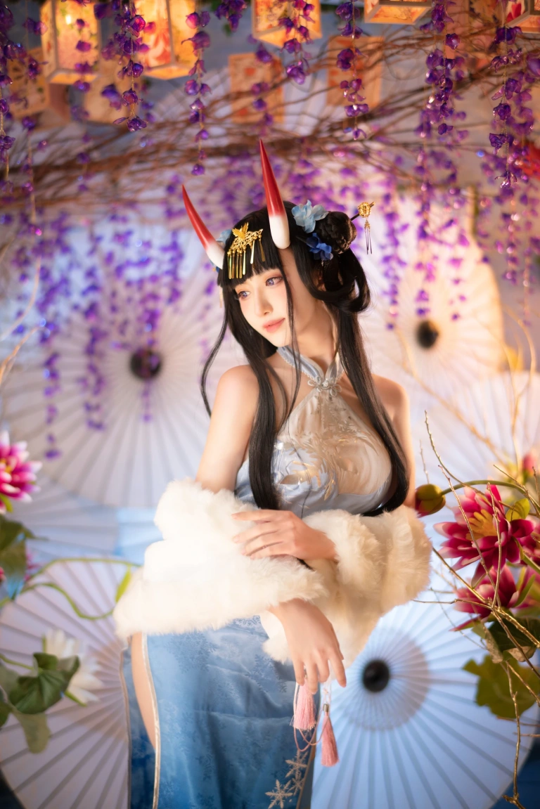 Shika小鹿鹿《能代旗袍》主题写真：19张全套美图