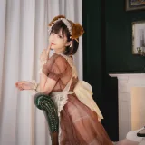 Shika小鹿鹿《透明女仆》主题写真：22张全套美图