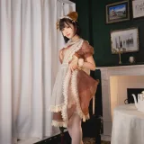 Shika小鹿鹿《透明女仆》主题写真：22张全套美图