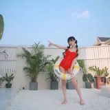 Shika小鹿鹿《P1泳装两套》主题写真：63张全套美图