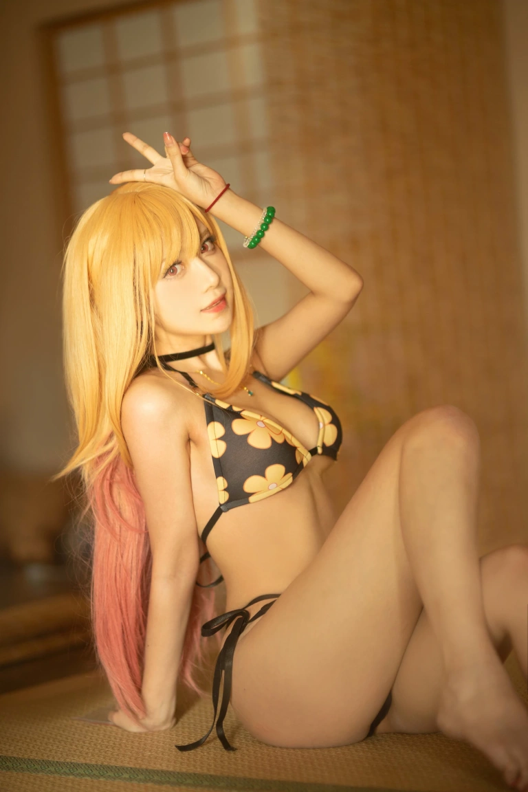 Shika小鹿鹿《喜多川海梦泳装》主题写真：42张全套美图