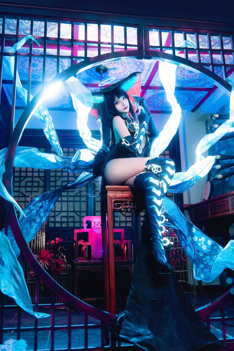 Shika小鹿鹿《杨玉环》主题写真：18张全套美图