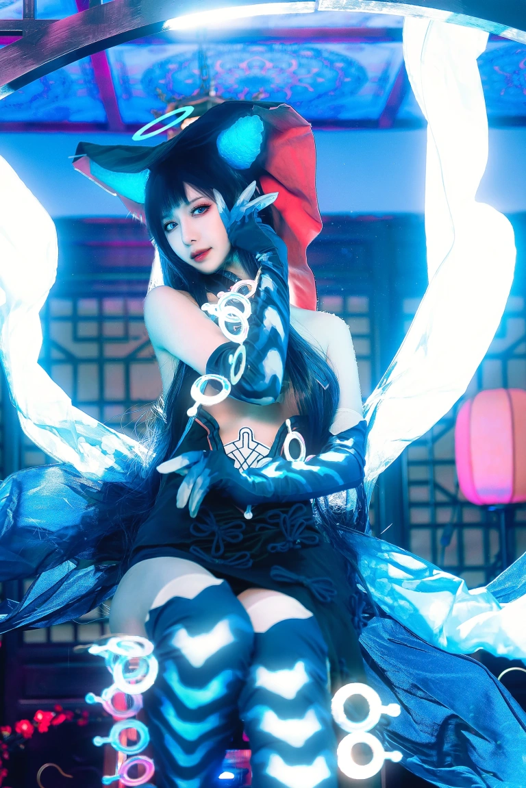 Shika小鹿鹿《杨玉环》主题写真：18张全套美图